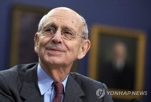 스티븐 브라이어 미국 연방대법관[AP=연합뉴스 자료사진]
